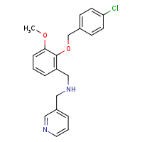 ({2-[(4-chlorophenyl)methoxy]-3-methoxyphenyl}methyl)(pyridin-3-ylmethyl)amine