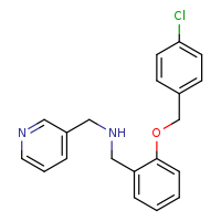 ({2-[(4-chlorophenyl)methoxy]phenyl}methyl)(pyridin-3-ylmethyl)amine
