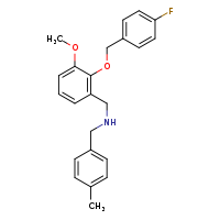 ({2-[(4-fluorophenyl)methoxy]-3-methoxyphenyl}methyl)[(4-methylphenyl)methyl]amine