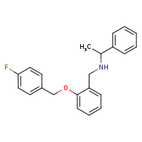 ({2-[(4-fluorophenyl)methoxy]phenyl}methyl)(1-phenylethyl)amine