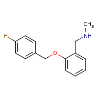 ({2-[(4-fluorophenyl)methoxy]phenyl}methyl)(methyl)amine