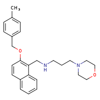 ({2-[(4-methylphenyl)methoxy]naphthalen-1-yl}methyl)[3-(morpholin-4-yl)propyl]amine