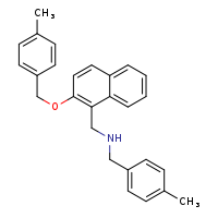 ({2-[(4-methylphenyl)methoxy]naphthalen-1-yl}methyl)[(4-methylphenyl)methyl]amine