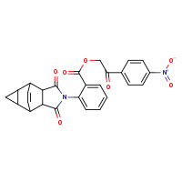 2-(4-nitrophenyl)-2-oxoethyl 2-{3,5-dioxo-4-azatetracyclo[5.3.2.0²,?.0?,¹?]dodec-11-en-4-yl}benzoate