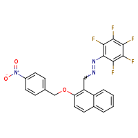 ({2-[(4-nitrophenyl)methoxy]naphthalen-1-yl}methyl)(2,3,4,5,6-pentafluorophenyl)diazene