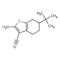 2-amino-6-tert-butyl-4,5,6,7-tetrahydro-1-benzothiophene-3-carbonitrile