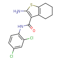 2-amino-N-(2,4-dichlorophenyl)-4,5,6,7-tetrahydro-1-benzothiophene-3-carboxamide