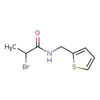 2-bromo-N-(thiophen-2-ylmethyl)propanamide