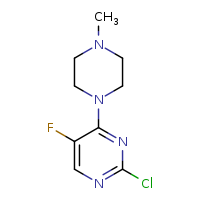 2-chloro-5-fluoro-4-(4-methylpiperazin-1-yl)pyrimidine