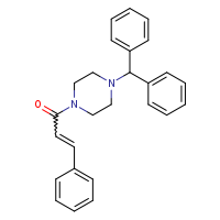 (2E)-1-[4-(diphenylmethyl)piperazin-1-yl]-3-phenylprop-2-en-1-one
