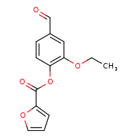 2-ethoxy-4-formylphenyl furan-2-carboxylate