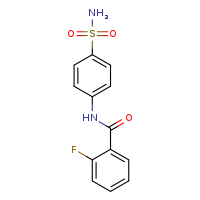 2-fluoro-N-(4-sulfamoylphenyl)benzamide