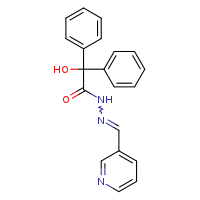 2-hydroxy-2,2-diphenyl-N'-[(E)-pyridin-3-ylmethylidene]acetohydrazide