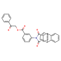 2-oxo-2-phenylethyl 3-{16,18-dioxo-17-azapentacyclo[6.6.5.0²,?.0?,¹?.0¹?,¹?]nonadeca-2,4,6,9(14),10,12-hexaen-17-yl}benzoate