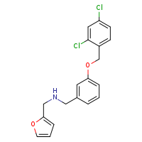 ({3-[(2,4-dichlorophenyl)methoxy]phenyl}methyl)(furan-2-ylmethyl)amine