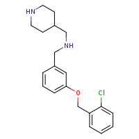 ({3-[(2-chlorophenyl)methoxy]phenyl}methyl)(piperidin-4-ylmethyl)amine