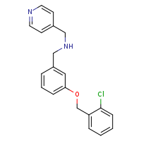 ({3-[(2-chlorophenyl)methoxy]phenyl}methyl)(pyridin-4-ylmethyl)amine