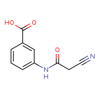 3-(2-cyanoacetamido)benzoic acid