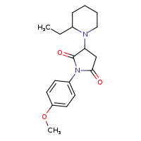 3-(2-ethylpiperidin-1-yl)-1-(4-methoxyphenyl)pyrrolidine-2,5-dione