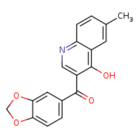 3-(2H-1,3-benzodioxole-5-carbonyl)-6-methylquinolin-4-ol