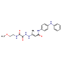 3-{[(2-methoxyethyl)carbamoyl]formohydrazido}-N-[4-(phenylamino)phenyl]but-2-enamide