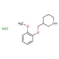 3-(2-methoxyphenoxymethyl)piperidine hydrochloride