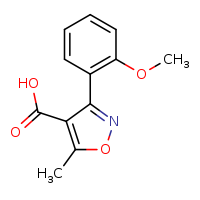 3-(2-methoxyphenyl)-5-methyl-1,2-oxazole-4-carboxylic acid