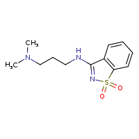 3-{[3-(dimethylamino)propyl]amino}-1??,2-benzothiazole-1,1-dione