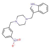 3-({4-[(3-nitrophenyl)methyl]piperazin-1-yl}methyl)-1H-indole