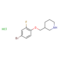 3-(4-bromo-2-fluorophenoxymethyl)piperidine hydrochloride