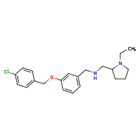 ({3-[(4-chlorophenyl)methoxy]phenyl}methyl)[(1-ethylpyrrolidin-2-yl)methyl]amine