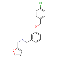 ({3-[(4-chlorophenyl)methoxy]phenyl}methyl)(furan-2-ylmethyl)amine