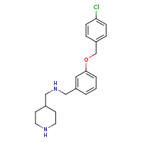 ({3-[(4-chlorophenyl)methoxy]phenyl}methyl)(piperidin-4-ylmethyl)amine