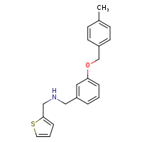 ({3-[(4-methylphenyl)methoxy]phenyl}methyl)(thiophen-2-ylmethyl)amine