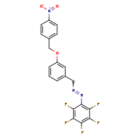 ({3-[(4-nitrophenyl)methoxy]phenyl}methyl)(2,3,4,5,6-pentafluorophenyl)diazene