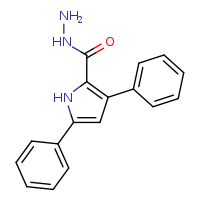 3,5-diphenyl-1H-pyrrole-2-carbohydrazide