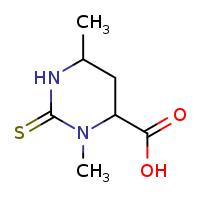 3,6-dimethyl-2-sulfanylidene-1,3-diazinane-4-carboxylic acid