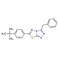 3-benzyl-6-(4-tert-butylphenyl)-[1,2,4]triazolo[3,4-b][1,3,4]thiadiazole