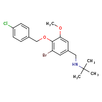 ({3-bromo-4-[(4-chlorophenyl)methoxy]-5-methoxyphenyl}methyl)(tert-butyl)amine