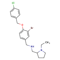 ({3-bromo-4-[(4-chlorophenyl)methoxy]phenyl}methyl)[(1-ethylpyrrolidin-2-yl)methyl]amine