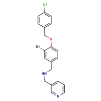 ({3-bromo-4-[(4-chlorophenyl)methoxy]phenyl}methyl)(pyridin-3-ylmethyl)amine