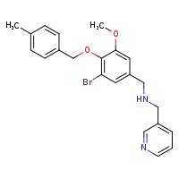 ({3-bromo-5-methoxy-4-[(4-methylphenyl)methoxy]phenyl}methyl)(pyridin-3-ylmethyl)amine
