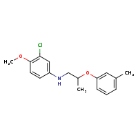3-chloro-4-methoxy-N-[2-(3-methylphenoxy)propyl]aniline