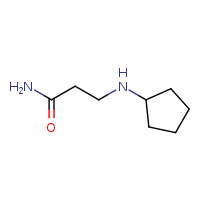 3-(cyclopentylamino)propanamide