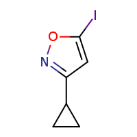 3-cyclopropyl-5-iodo-1,2-oxazole