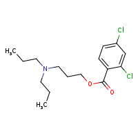 3-(dipropylamino)propyl 2,4-dichlorobenzoate
