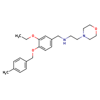 ({3-ethoxy-4-[(4-methylphenyl)methoxy]phenyl}methyl)[2-(morpholin-4-yl)ethyl]amine