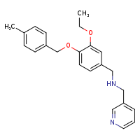 ({3-ethoxy-4-[(4-methylphenyl)methoxy]phenyl}methyl)(pyridin-3-ylmethyl)amine