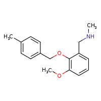 ({3-methoxy-2-[(4-methylphenyl)methoxy]phenyl}methyl)(methyl)amine