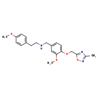 ({3-methoxy-4-[(3-methyl-1,2,4-oxadiazol-5-yl)methoxy]phenyl}methyl)[2-(4-methoxyphenyl)ethyl]amine